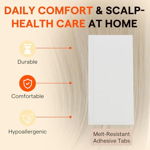 Full Shine Tape-In Hair Extension Adhesive Tabs, 36 Pack