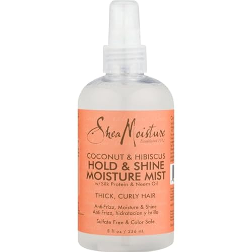 Shea Moisture Coconut & Hibiscus Hold & Shine Moisture Mist, 8 Ounce