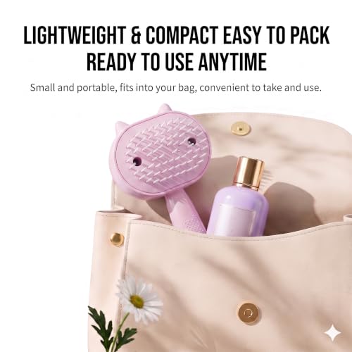 Rechargeable Electric Hair Brush Comb with Scalp Massager - 5 in 1