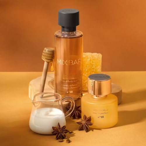 MIX:BAR Honey Milk Fragrance Mist 5oz - Hair & Body Spray, Linen & Bedroom Spray