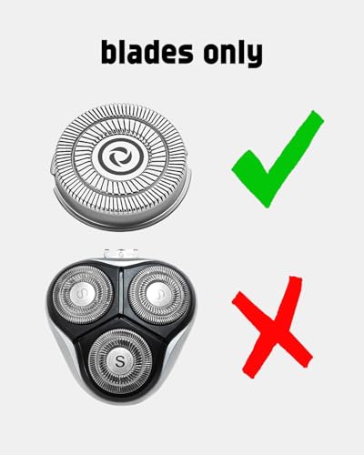 6 Pack Rategist Electric Shaver Replacement Blades for WD-787 - Compatible & Sharp
