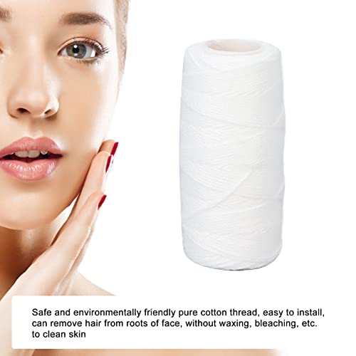 Facial Hair Removal Device Thread, Electric Facial Hair Remover Wire Hair Shaver Beauty Epilator Cotton Strength Threading Thread for Arms for Lower Limbs for Remove Facial Hair
