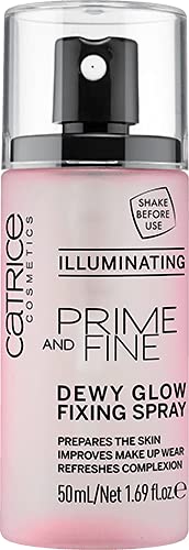Catrice Prime & Fine Illuminating Dewy Glow Makeup Spray - Hydrating Primer & Finisher