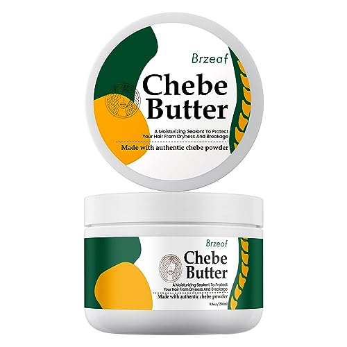 Brzeaf Chebe Hair Butter 8.8 Oz – Repairs Fragile Hair, Promotes Growth