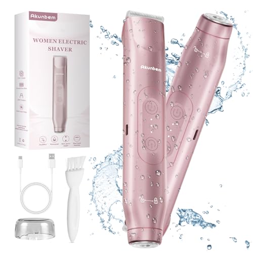 2-in-1 Electric Bikini Trimmer for Women - Wet & Dry Hair Remover