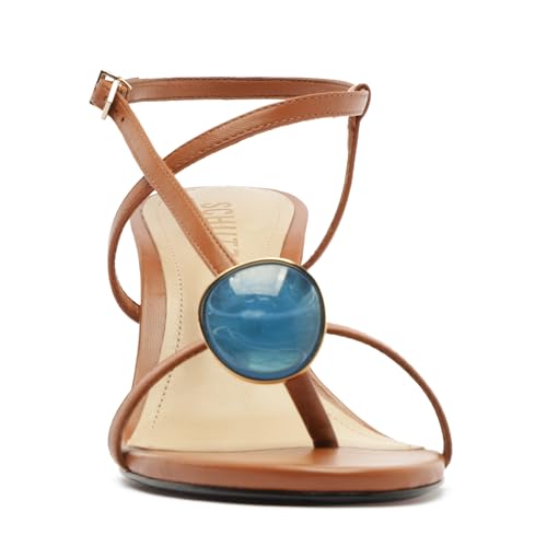 SCHUTZ Azure Mid Embellished Heeled Sandal
