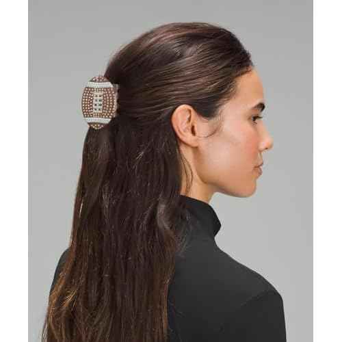LILIE&WHITE 1PC American Football Hair Clips For Women Rugby Hair Claws Sports Hair Accessories Cute Non-Slip Sports Hair Barrettes Game Day Hair Clips