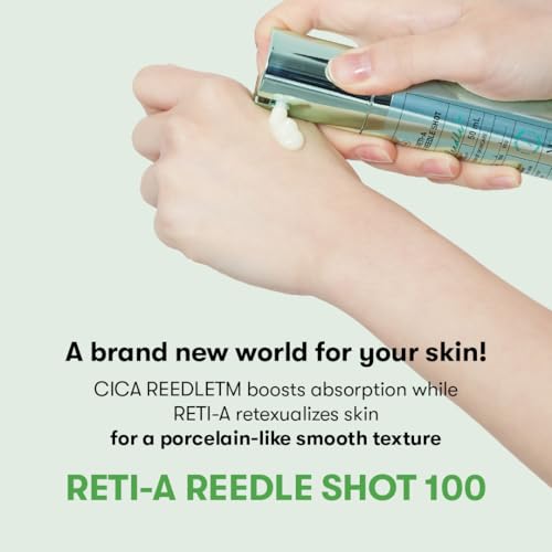 VT COSMETICS Reti-A Reedle Shot 100 1.69 Fl Oz&Reti-A Reedle Shot 100 2-Step Hydrogel Mask 4pcs