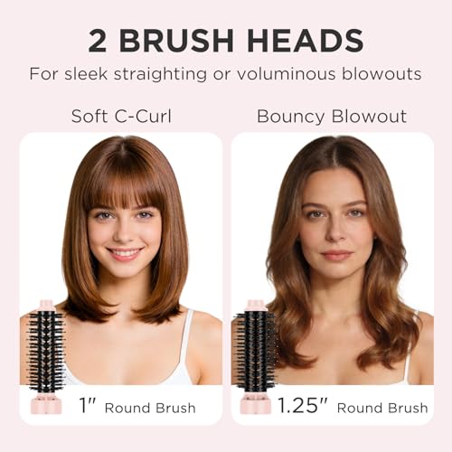 Aima Beauty Hair Dryer Brush 2-in-1 Ionic Hot Air Styler