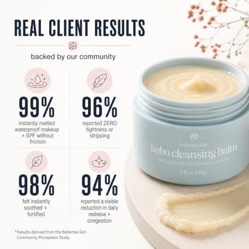 Bohemia Skin Boho Cleansing Balm 2 oz Waterproof Makeup Remover