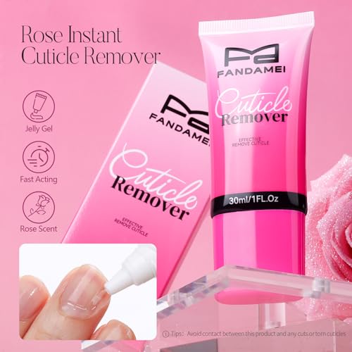FANDAMEI Professional Cuticle Remover Kit - 50 PCS Manicure Tools