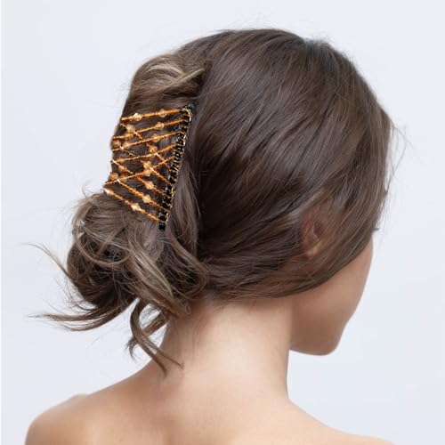 Magic Hair Comb 5-Pack Elastic Double Comb Hair Clips