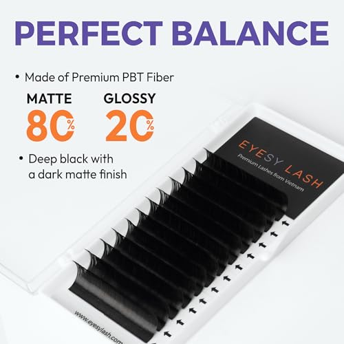 Eyesy Lash Cashmere Volume Eyelash Extensions 0.07mm D Curl 15mm