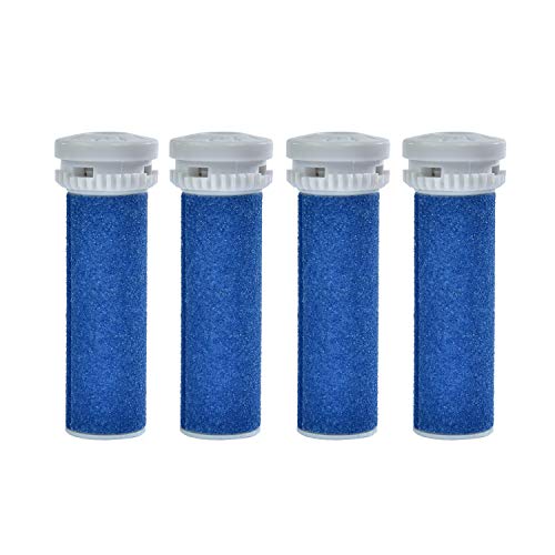 4 Pack Blue Extra Coarse Rollers for Scholl Express Pedi