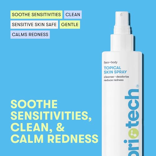 BRIOTECH Topical Skin Spray (8 fl oz) + Topical Skin Refill (32 fl oz), Hypochlorous Acid Spray Gift Bundle