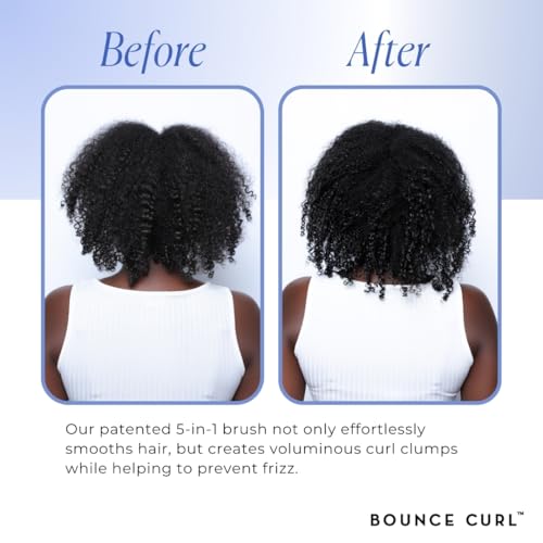 Bounce Curl 5-in-1 Volume & Edge Lift Hair Brush for Defined Curls