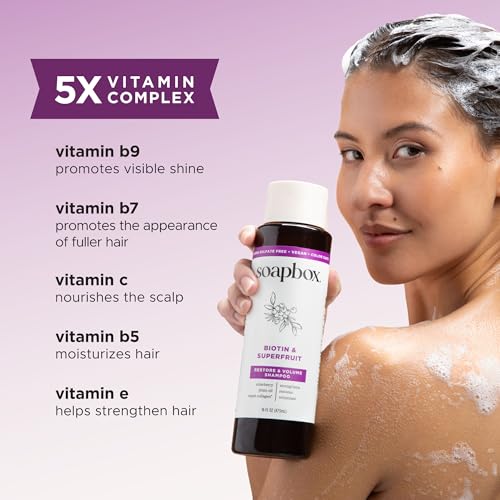 Soapbox Biotin & Super Fruit Volume Shampoo & Conditioner Set 16oz