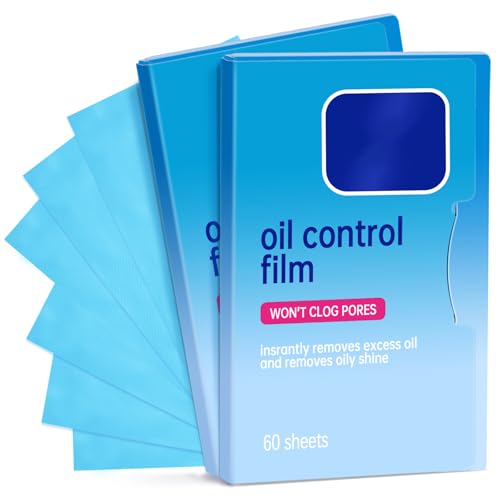 Oil Blotting Sheets for Face - 120 Sheets, Makeup-Friendly