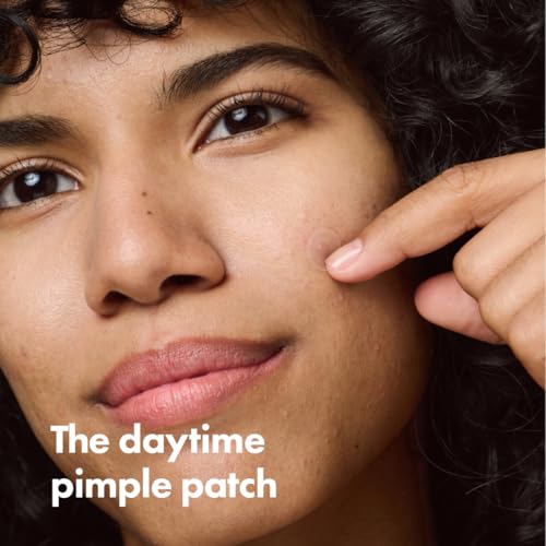 Mighty Patch¢â Invisible+ Patch ? The Barely-There Daytime Hydrocolloid Acne Pimple Patch for Covering Zits and Blemishes, Tapered Edges Designed to Blend Into Skin (72ct) (Pack of 2)