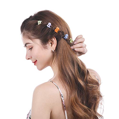 Mini Hair Claw Clips 72 Pcs - Small Jaw Clips for Girls & Women
