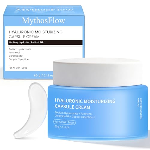 MythosFlow Hyaluronic Capsule Gel Moisturizer – Lightweight Hydration with Ceramides