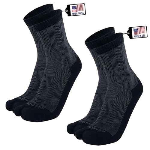 Zensah Bunion Ease Sock - Corrector Relief Sock for Bunions Women and Men - Toe Separator Sock Design