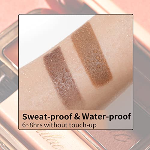 Oulac Waterproof Eyebrow Powder & Pomade Kit - 2in1 Long Lasting