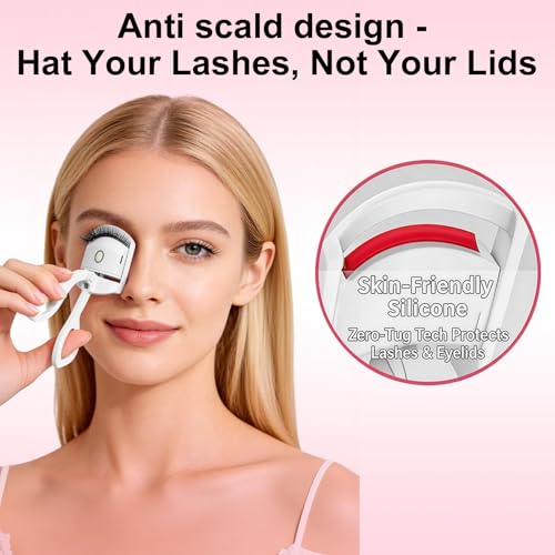 Heated Eyelash Curler with 24-Hour Curl | 2-Level Temperature