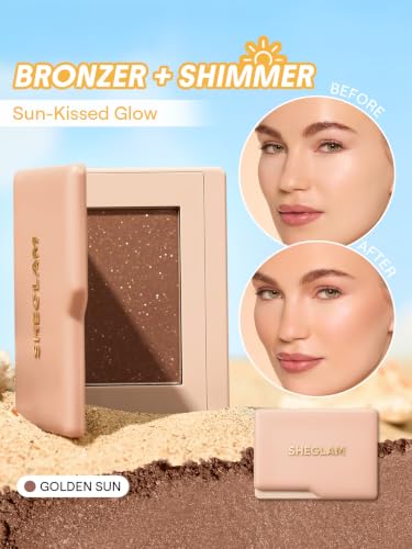 SHEGLAM Dream Touch Bronzer Powder - Matte Long-Lasting Contour