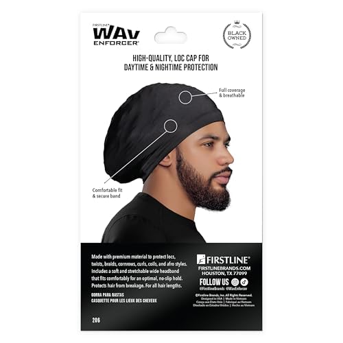 WAV Enforcer Loc Cap - Durable Hair Care for Locs