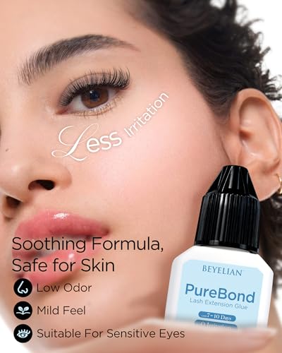 BEYELIAN Strong Hold Eyelash Cluster Glue - 7-11 Days Waterproof, Hypoallergenic