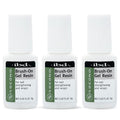 IBD 5 Second Brush-On Nail Glue Gel Resin, Nail Repair - 6g (3 Pack)