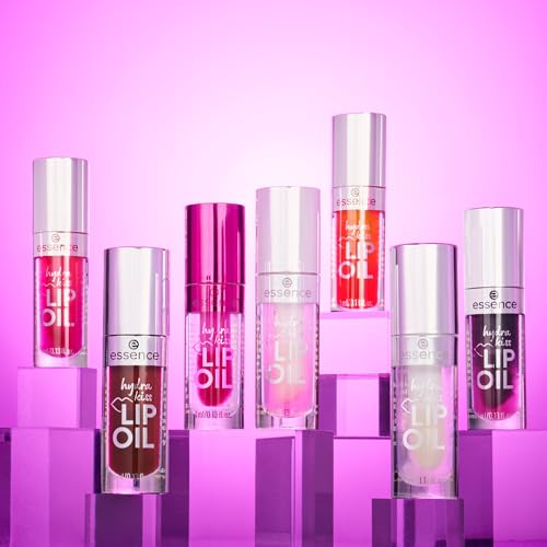 essence Hydra Kiss Lip Oil 06 Cranberry Is Back – High Shine, Hyaluronic Lip Gloss