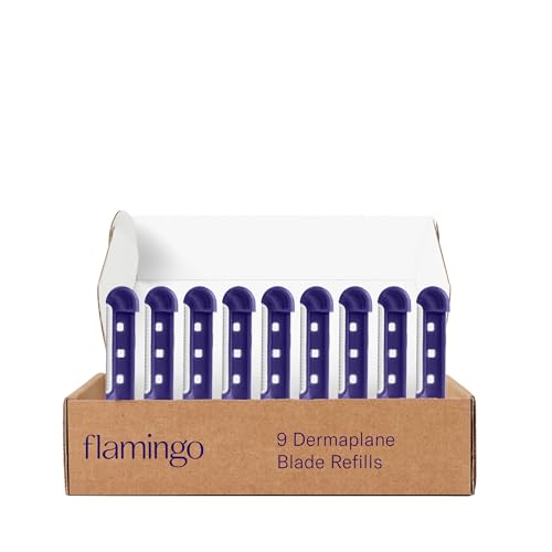 Dermaplane Blades Refills - 9 Count for Smooth Skin Exfoliation