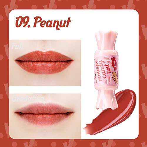 THESAEM Saemmul Mousse Candy Tint #9 Peanut Lip Tint, 0.3 fl.oz.