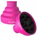 Collapsible Silicone Hair Dryer Diffuser - Pink