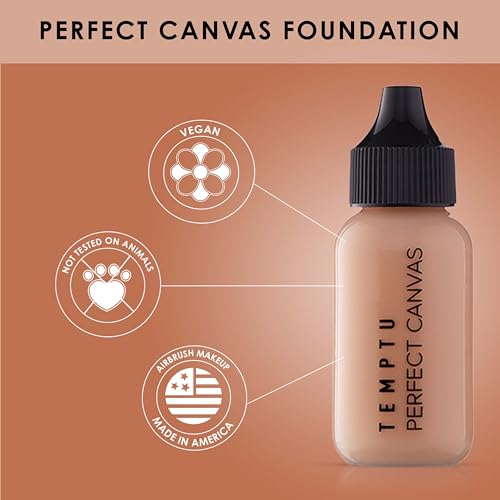 Temptu Perfect Canvas Hydra Lock Airbrush Foundation, Rose Beige, 1 Fl Oz