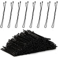 800 Pcs Black Hair Bobby Pins 2 Inch with Storage Box