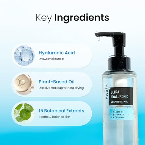 Coxir Ultra Hyaluronic Cleansing Oil - Travel Mini Makeup Remover
