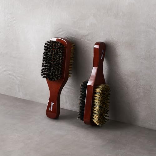 Diane 100% Boar Bristle 2-Sided Club Brush for Men