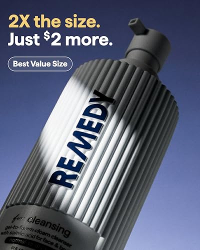 Remedy Gel-to-Foam Cleanser | Salicylic Acid & Ceramides