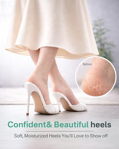 Moisturizing Cotton Socks for Cracked Heels - 2 Pairs