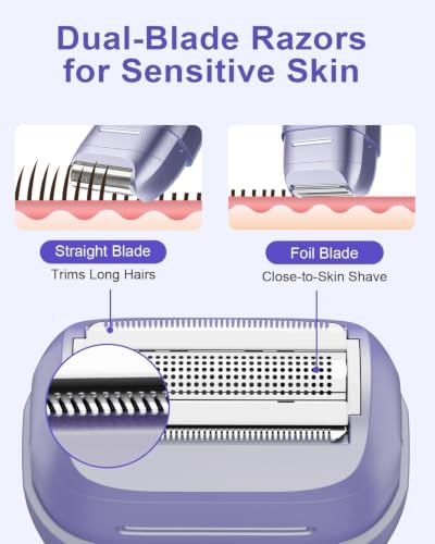 Women's Electric Shaver Waterproof Foil Razor Cordless