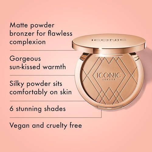 ICONIC LONDON Ultimate Bronzing Powder - Matte Finish, 0.59 Oz