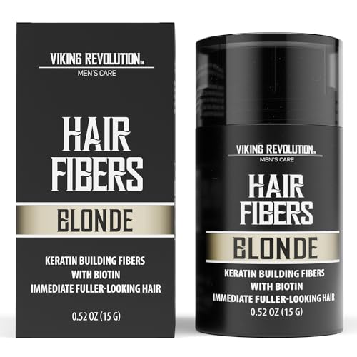 Viking Revolution Blonde Hair Fibers for Thinning Hair