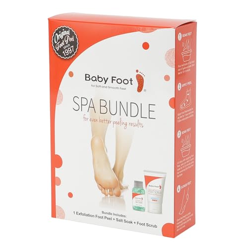 Baby Foot Original Exfoliating Foot Peel & Spa Bundle - 3-Piece Set