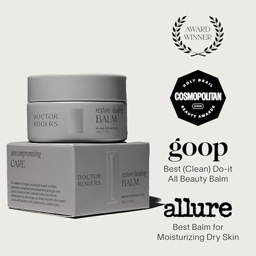Doctor Rogers Restore Healing Balm. Multi-Purpose Healing Ointment & Moisturizing Relief Gel. Protects & Soothes Injured, Sensitive & Dry Skin, 1 Ounce (28 g) Jar