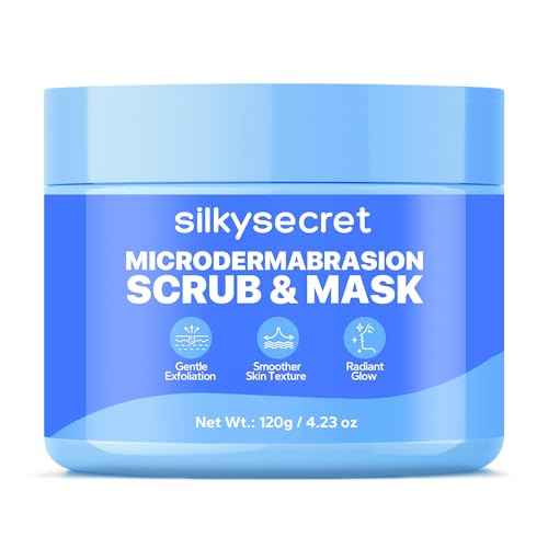 Microdermabrasion Face Scrub (4.23 Oz), Exfoliating Face Wash, Facial Scrub Exfoliator with Natural Pumice, Peptides & Botanical Extracts, Facial Exfoliator for Smooth and Refreshed Skin