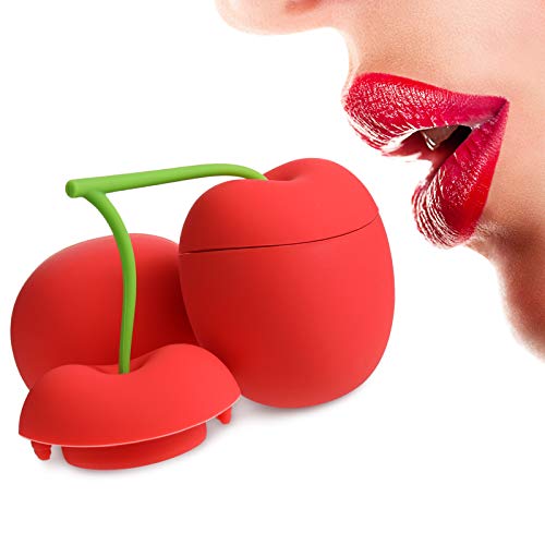 Maitys Lip Plumper Tool - 2 Pc Cherry Silicone Lip Enhancer