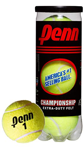 Penn Championship Extra-Duty Felt Tennis Balls Can - 3 Count per Can